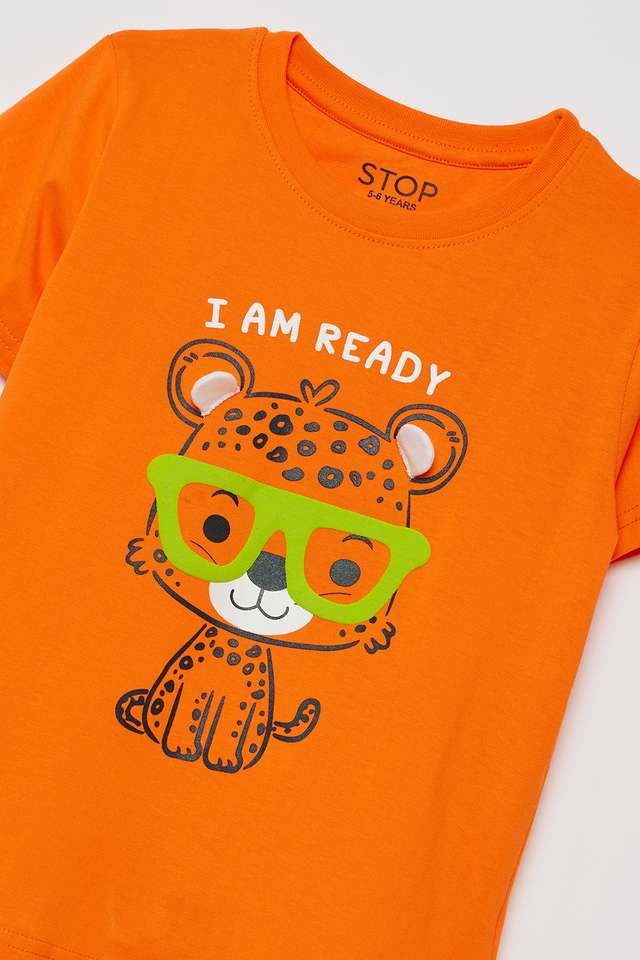 Graphic-Print-Cotton-Round-Neck-Boys-T-Shirt