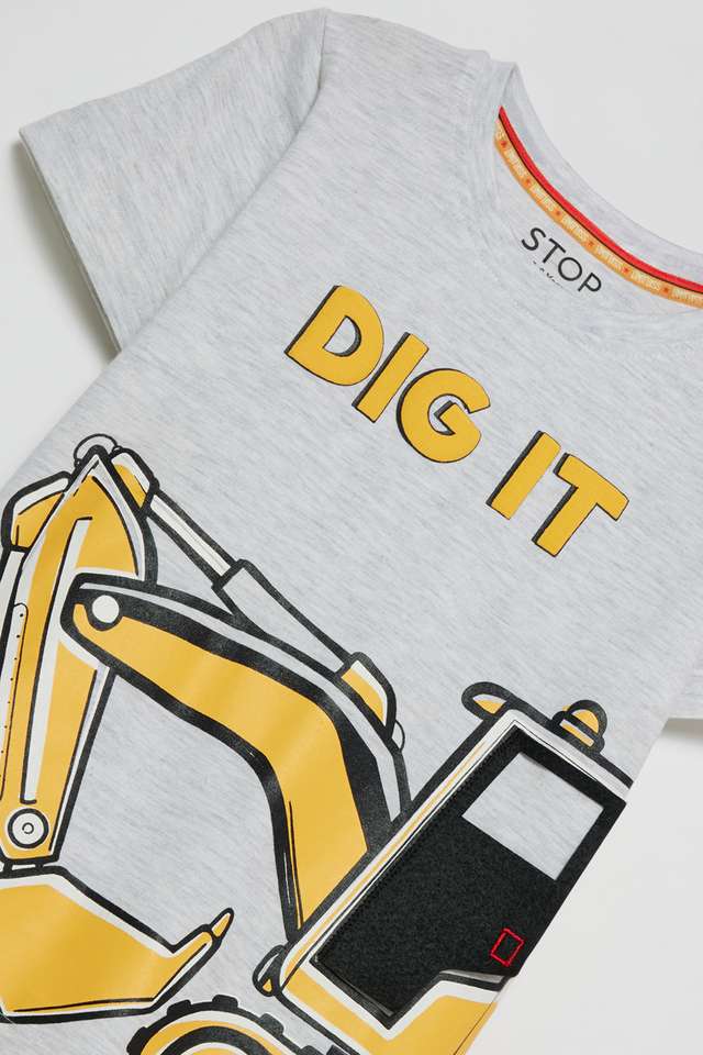 Graphic-Print-Cotton-Round-Neck-Boys-T-Shirt