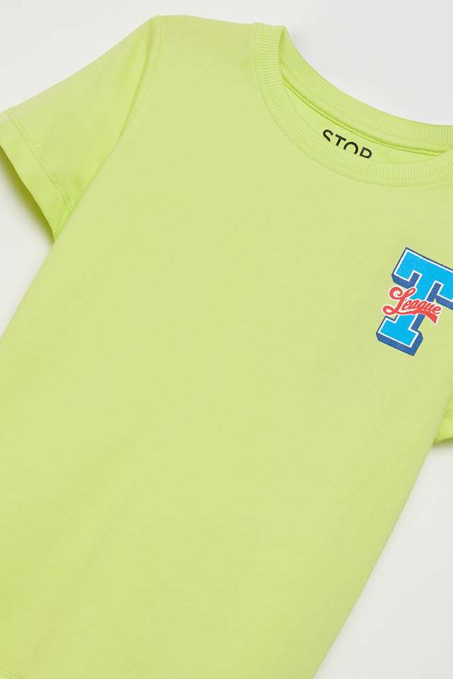 Solid-Cotton-Round-Neck-Boys-T-Shirt