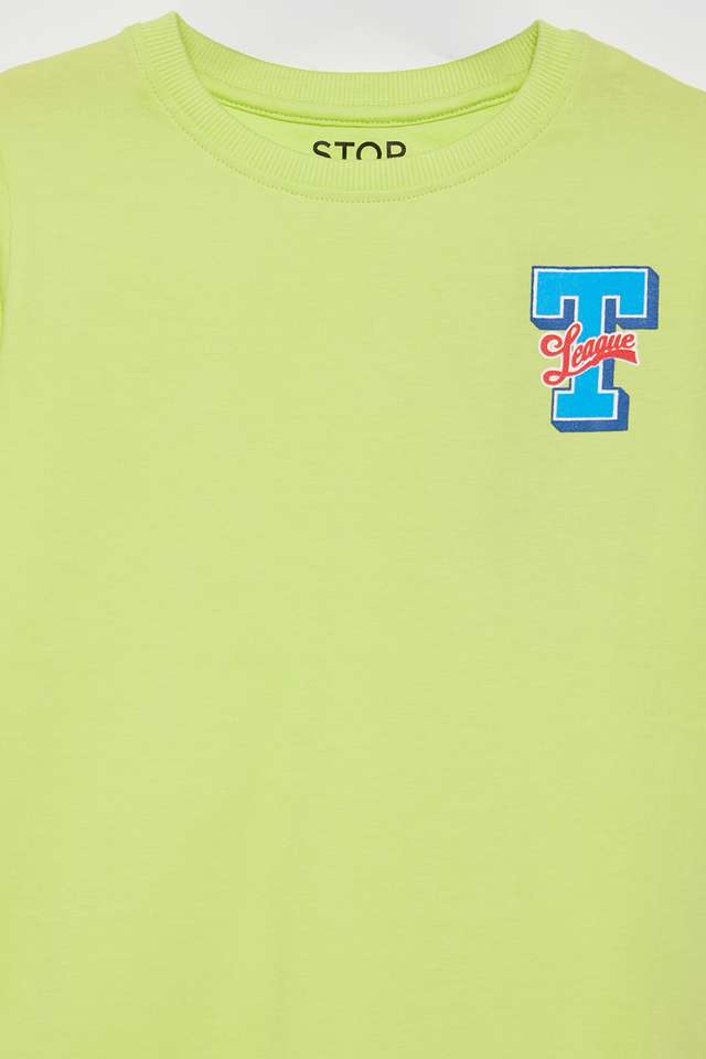 Solid-Cotton-Round-Neck-Boys-T-Shirt