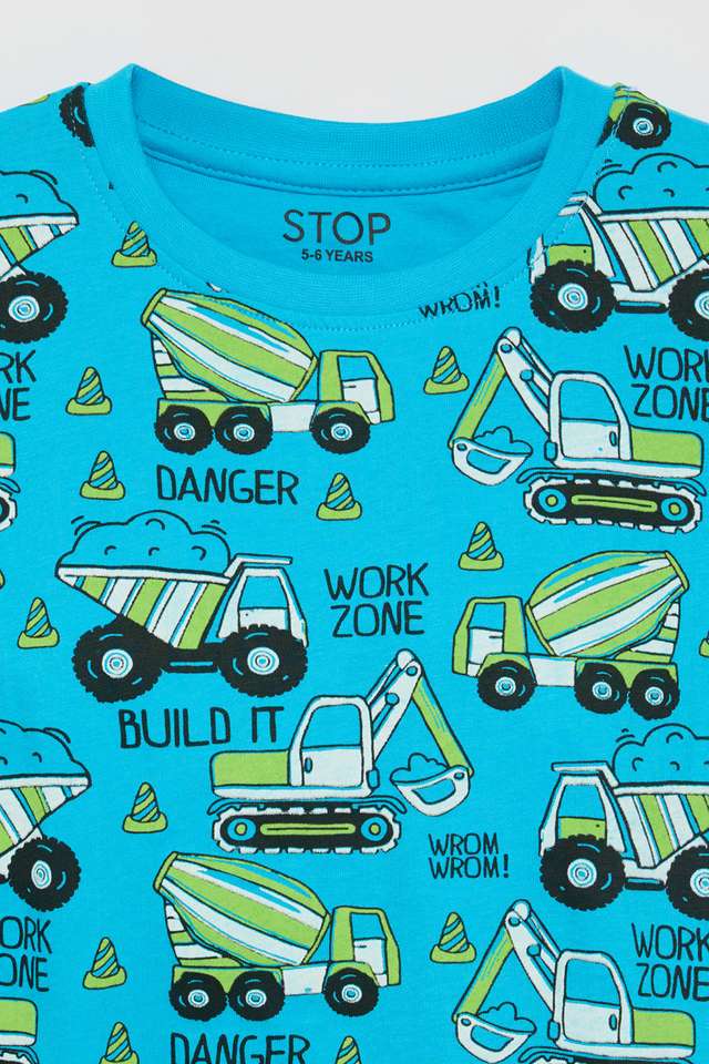 Printed-Cotton-Round-Neck-Boys-T-Shirt