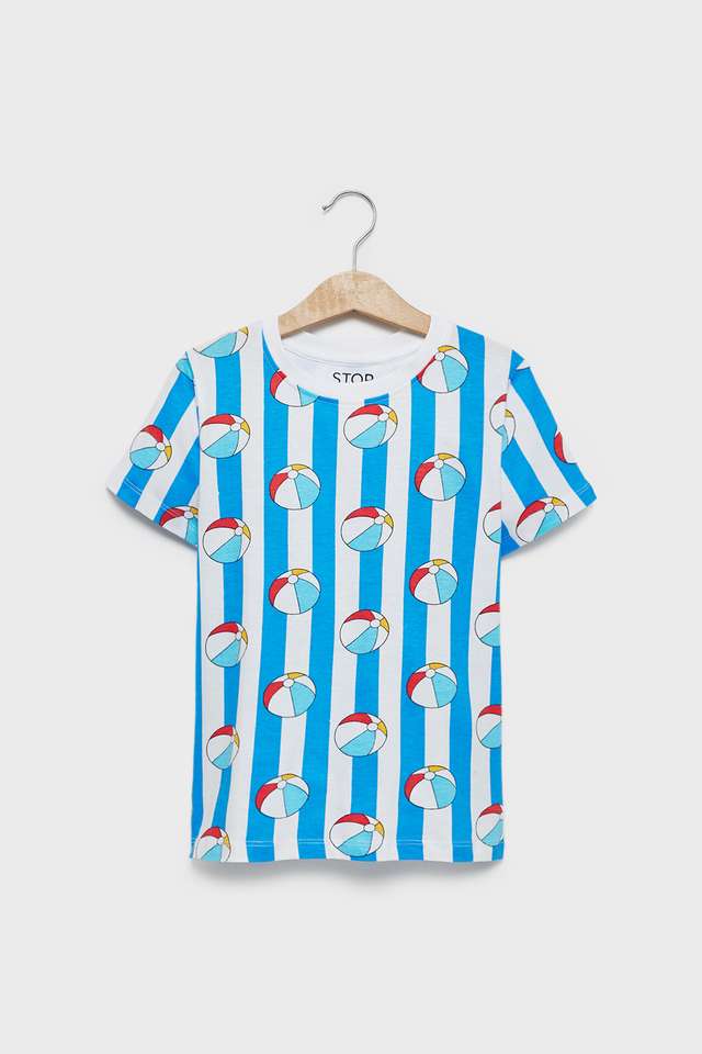 Printed-Cotton-Round-Neck-Boys-T-Shirt