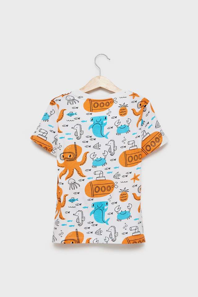 Printed-Cotton-Round-Neck-Boys-T-Shirt