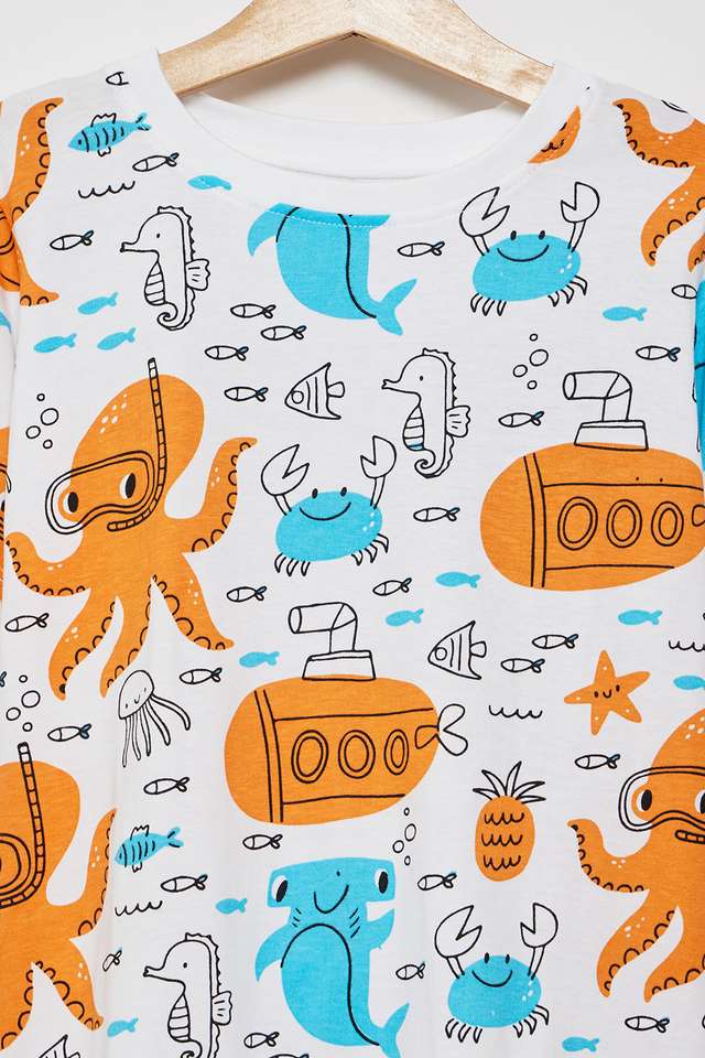 Printed-Cotton-Round-Neck-Boys-T-Shirt