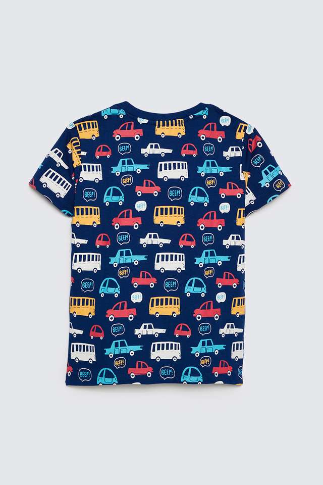 Printed-Cotton-Round-Neck-Boys-T-Shirt