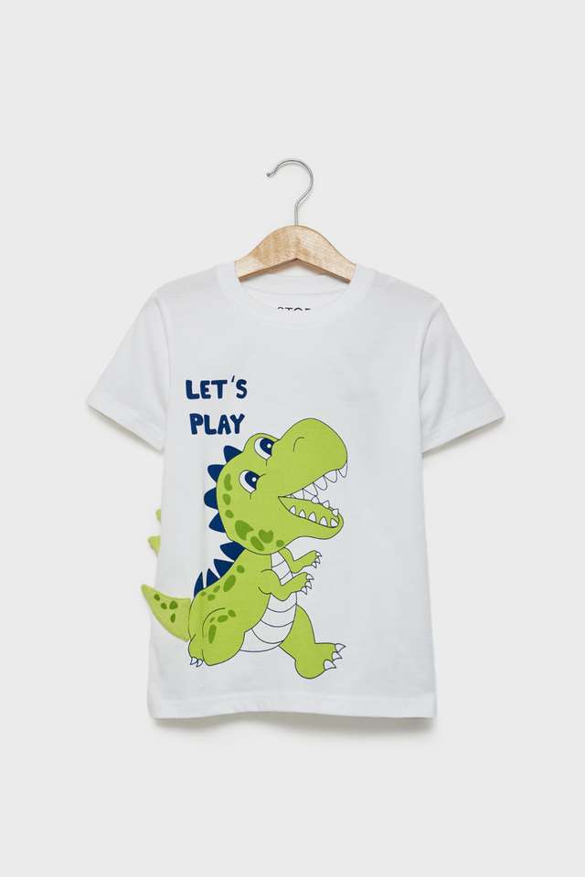 Graphic-Print-Cotton-Round-Neck-Boys-T-Shirt