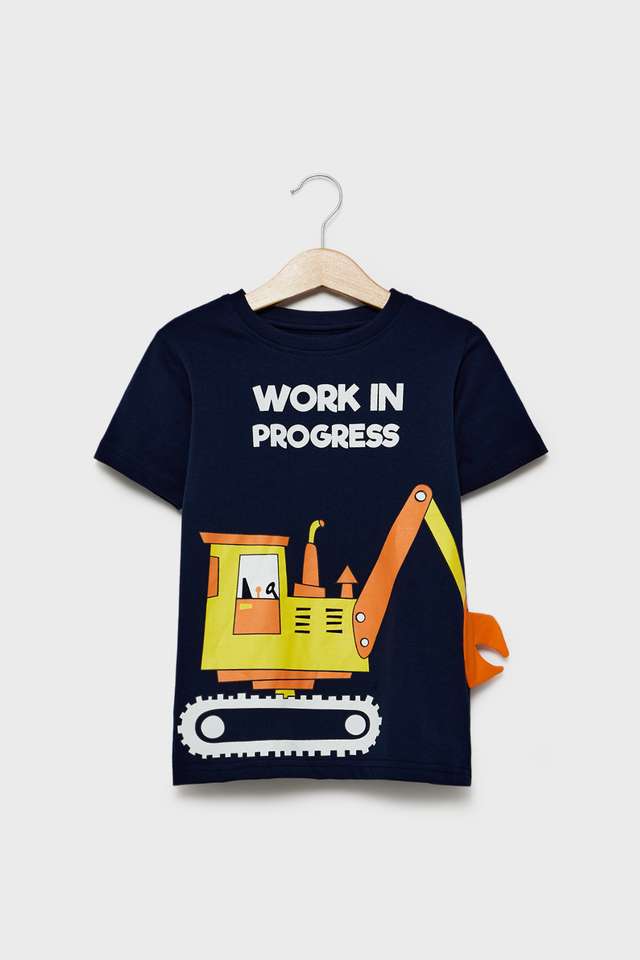 Graphic-Print-Cotton-Round-Neck-Boys-T-Shirt