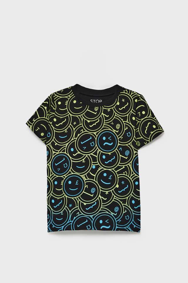 Printed-Cotton-Round-Neck-Boys-T-Shirt