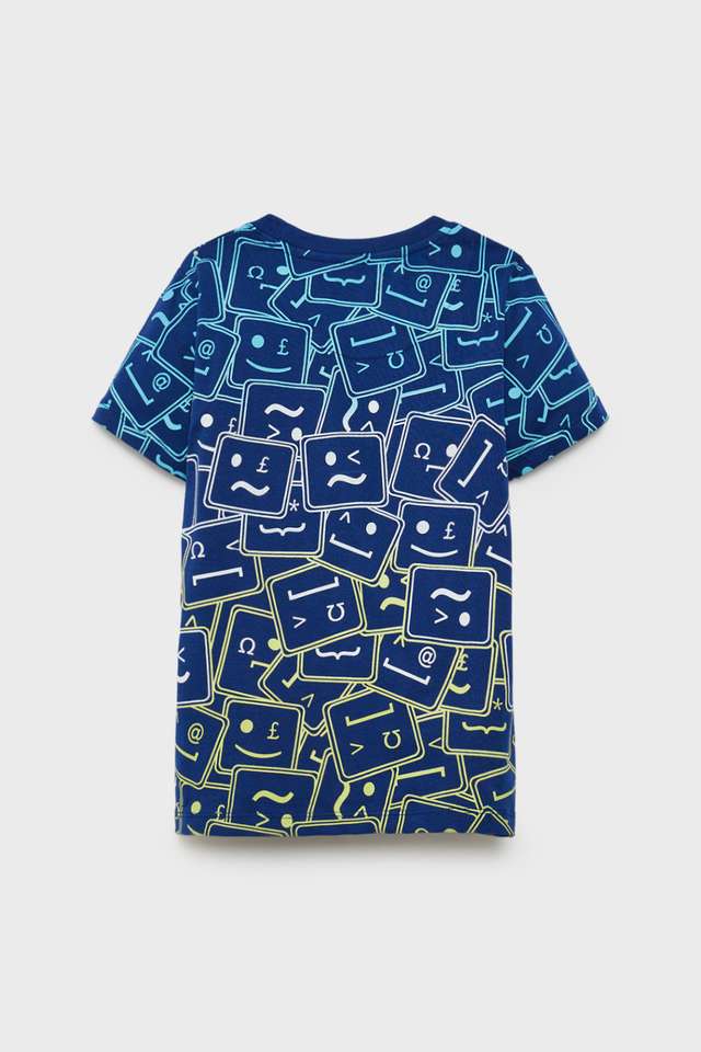 Printed-Cotton-Round-Neck-Boys-T-Shirt