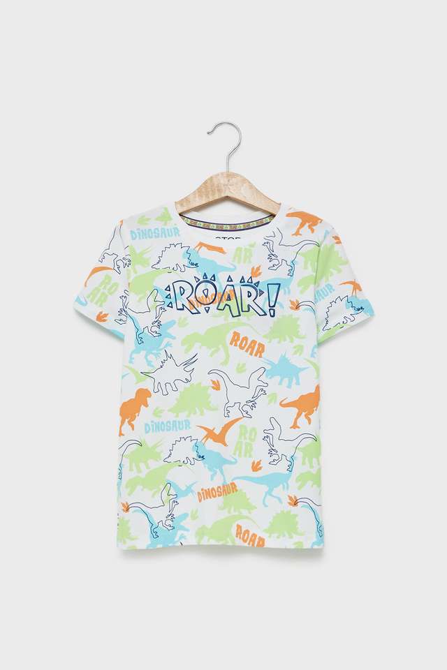 Printed-Cotton-Round-Neck-Boys-T-Shirt