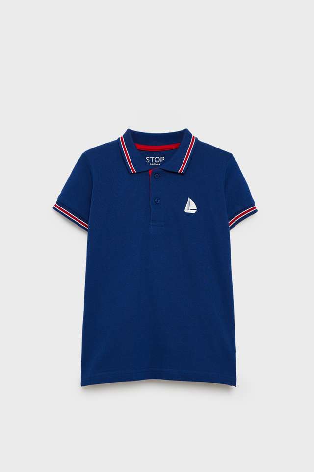 Solid-Cotton-Polo-Boys-T-Shirt