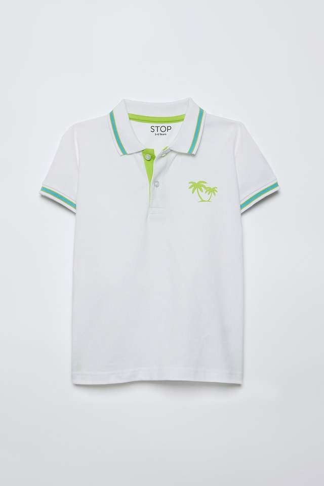 Solid-Cotton-Polo-Boys-T-Shirt