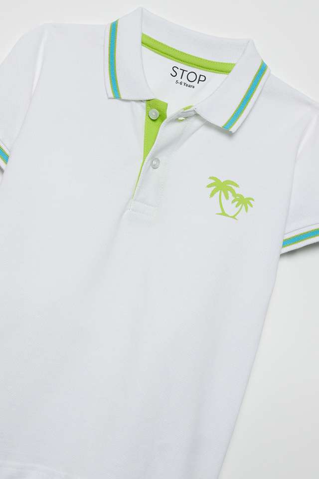 Solid-Cotton-Polo-Boys-T-Shirt
