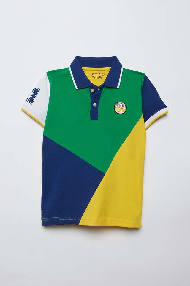 Solid-Cotton-Polo-Boys-T-Shirt