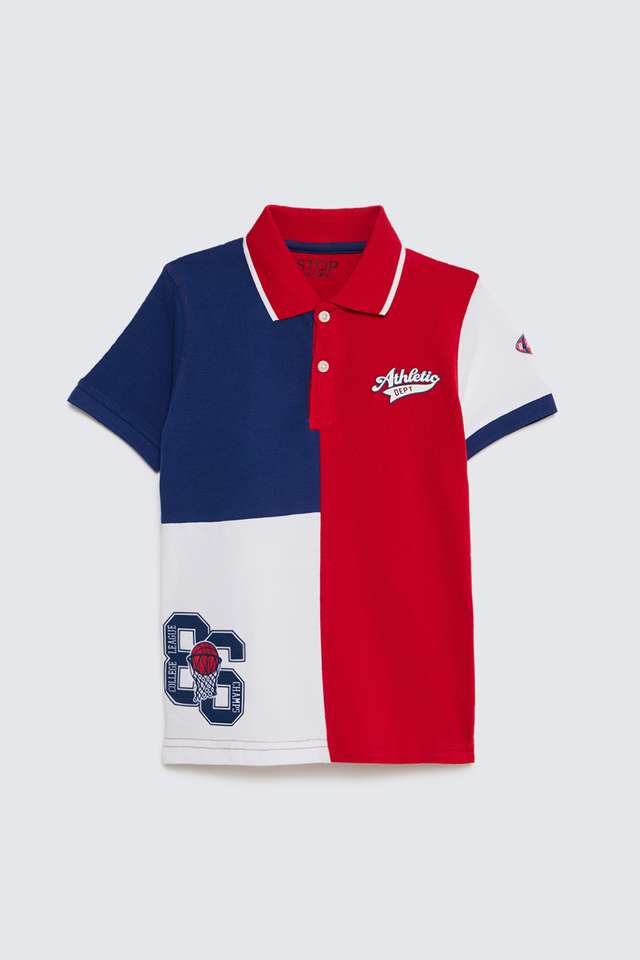 Solid-Cotton-Polo-Boys-T-Shirt