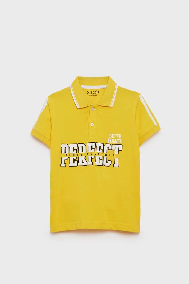 Graphic-Print-Cotton-Polo-Boys-T-Shirt