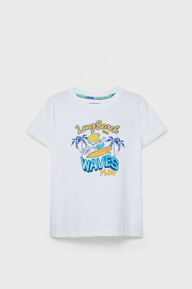 Graphic-Print-Cotton-Round-Neck-Boys-T-Shirt