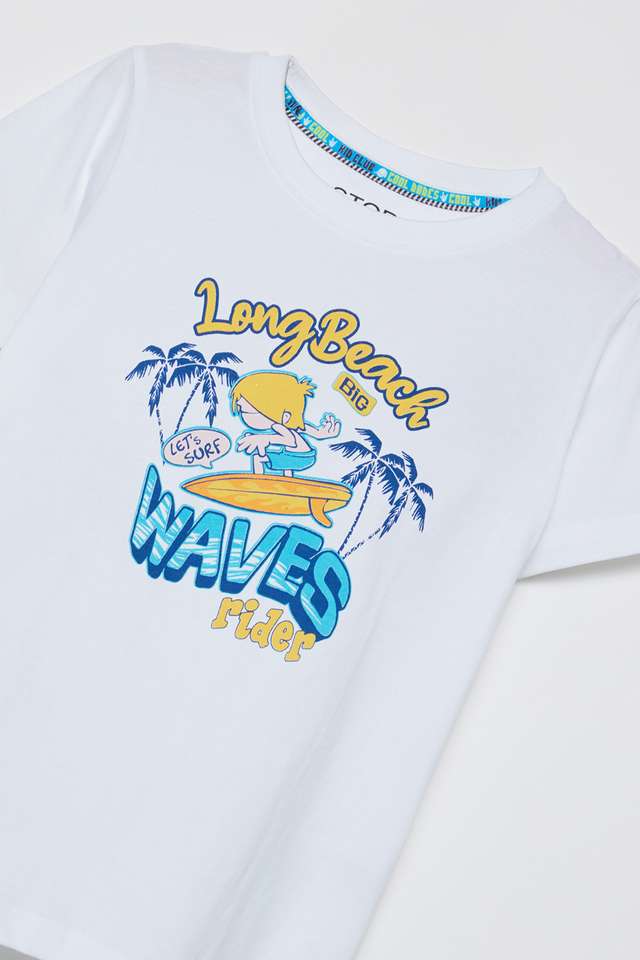 Graphic-Print-Cotton-Round-Neck-Boys-T-Shirt