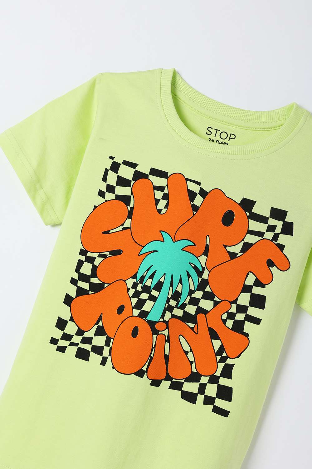 Graphic-Print-Cotton-Round-Neck-Boys-T-Shirt