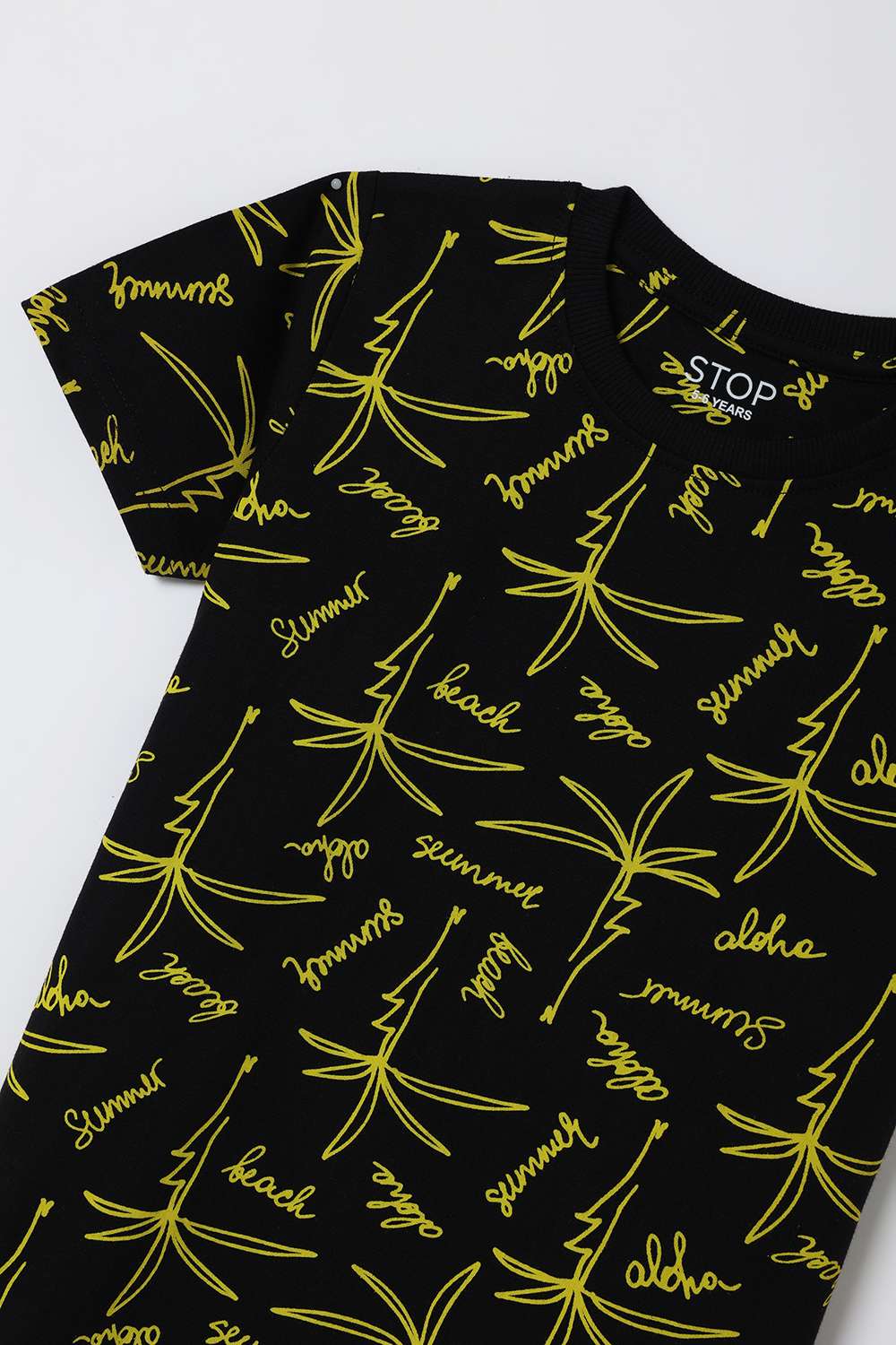 Printed-Cotton-Round-Neck-Boys-T-Shirt