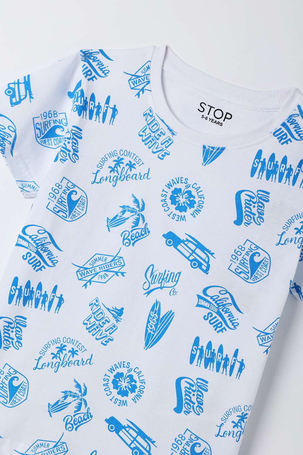 Printed-Cotton-Round-Neck-Boys-T-Shirt
