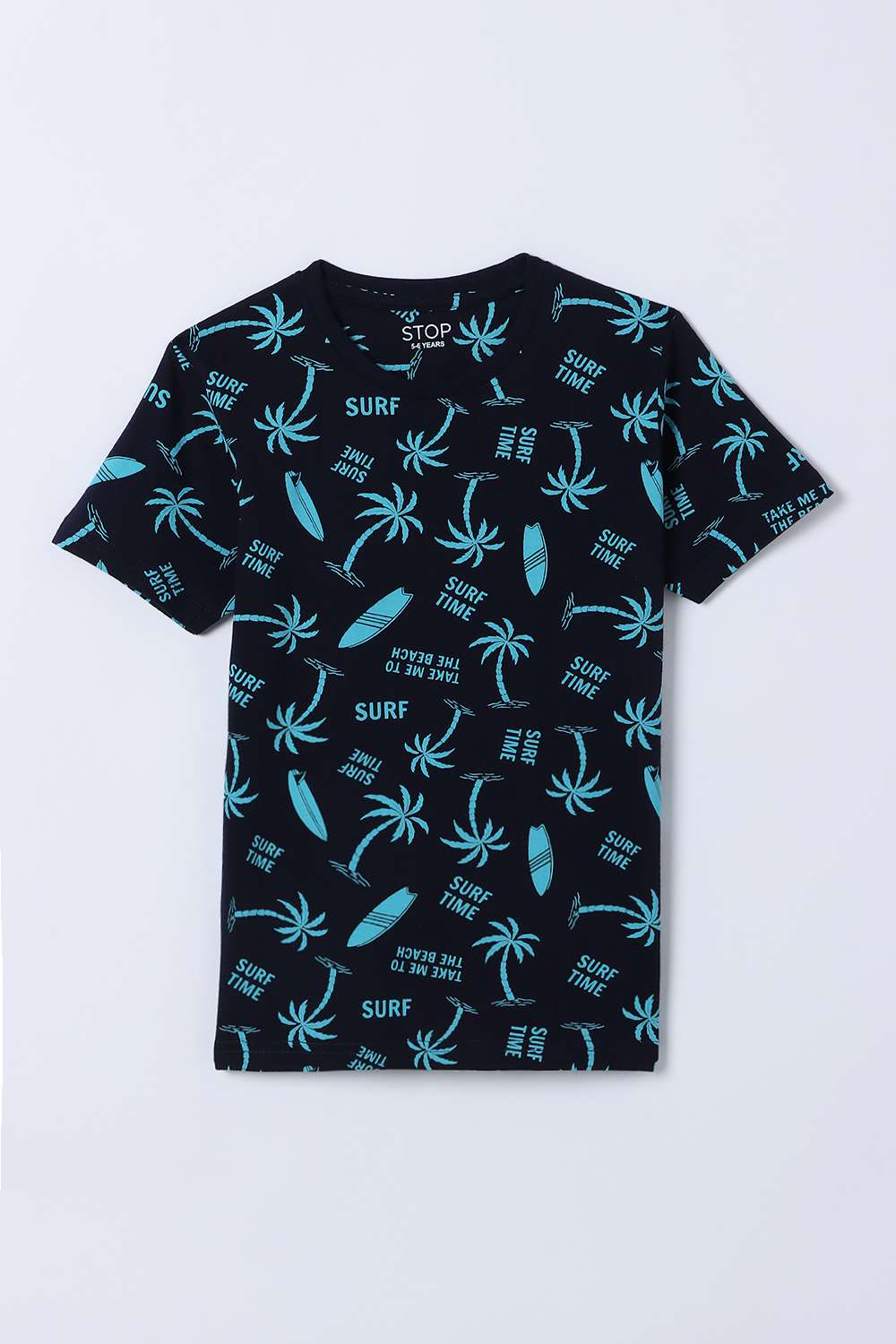 Blended-Fabric-Regular-Fit-Boys-T-Shirt