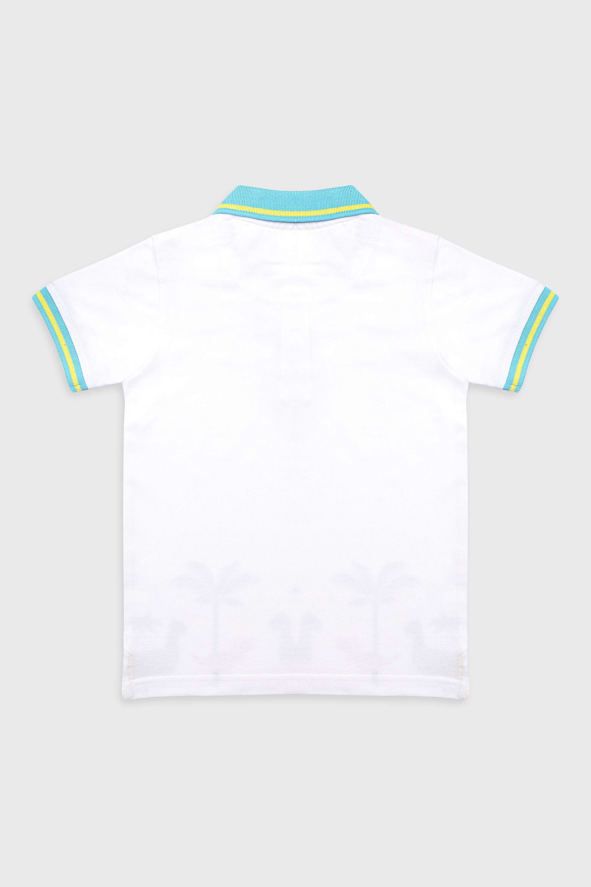 Solid-Blended-Fabric-Round-Neck-Boys-T-Shirt
