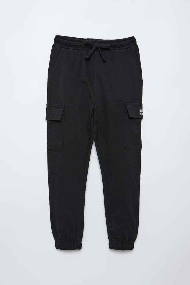 Solid-Cotton-Regular-Fit-Boys-Track-Pants