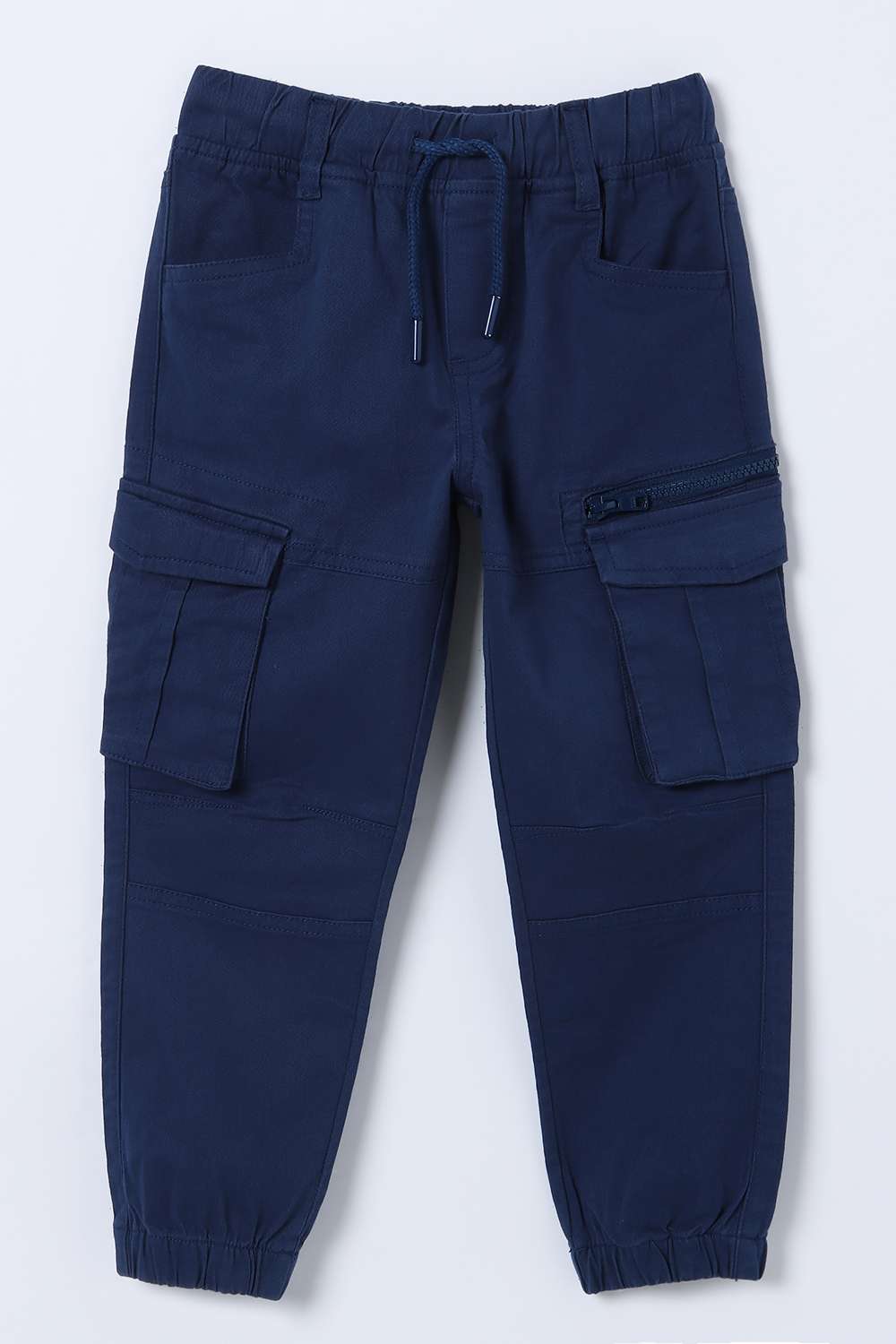 Solid-Regular-Fit-Cotton-Blend-Boy-s-Trousers