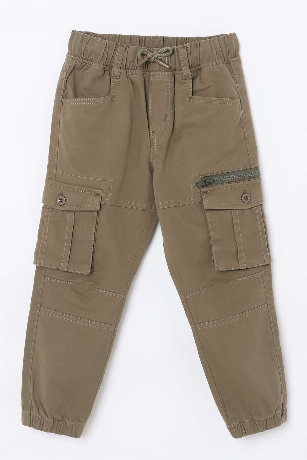 Solid-Cotton-Blend-Regular-Fit-Boys-Joggers