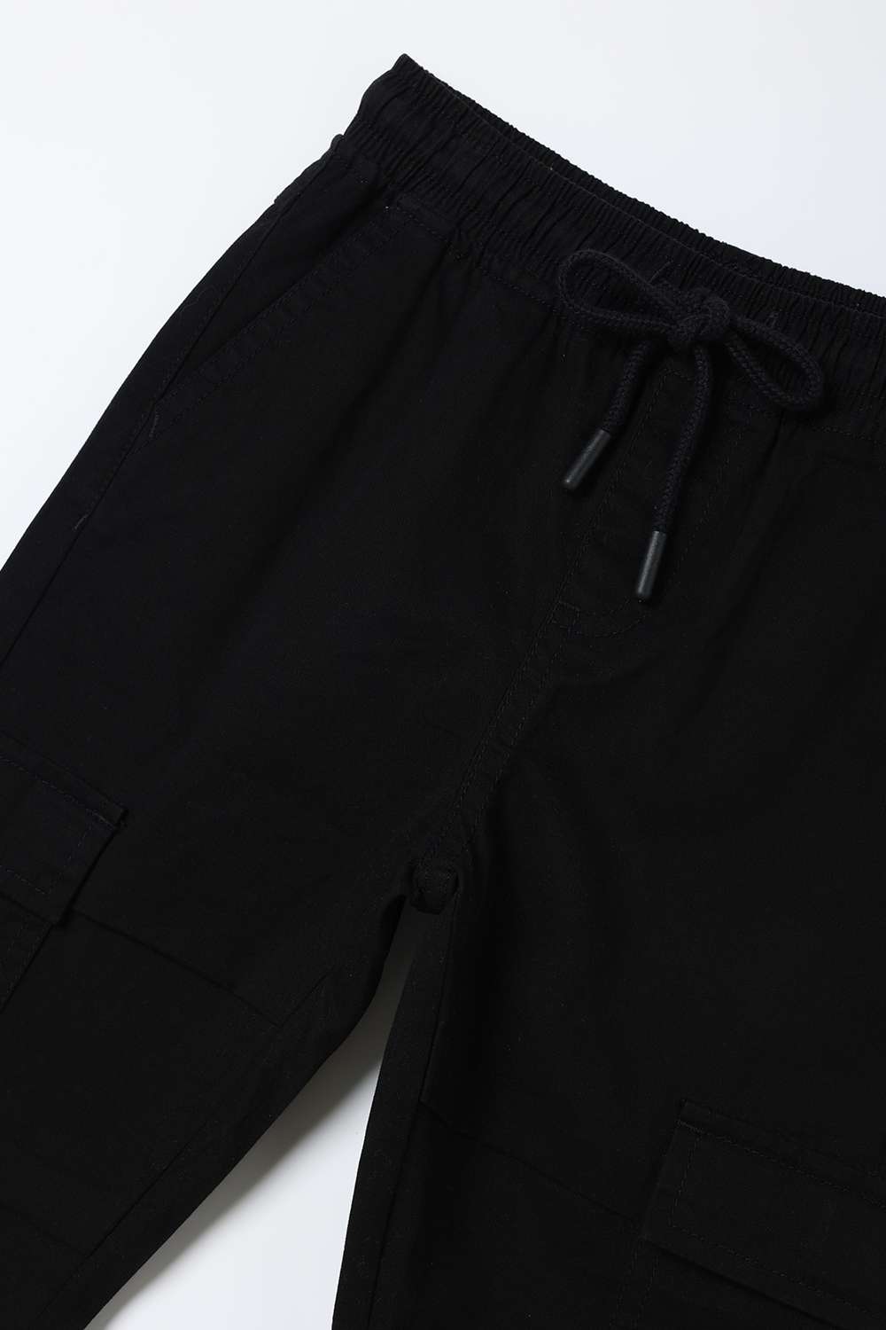 Solid-Cotton-Regular-Fit-Boys-Joggers