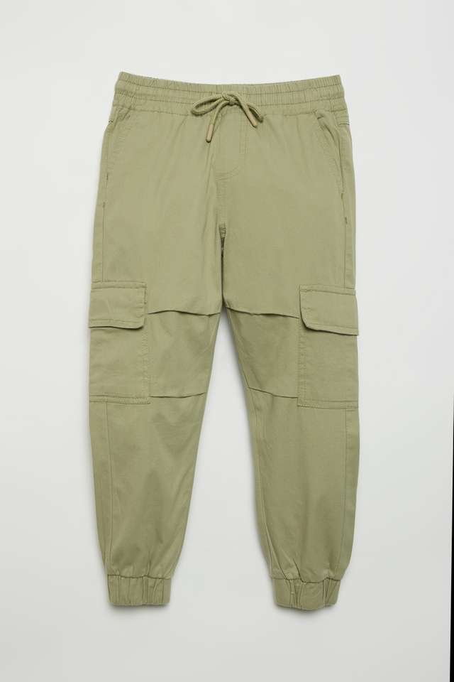Solid-Cotton-Regular-Fit-Boys-Joggers