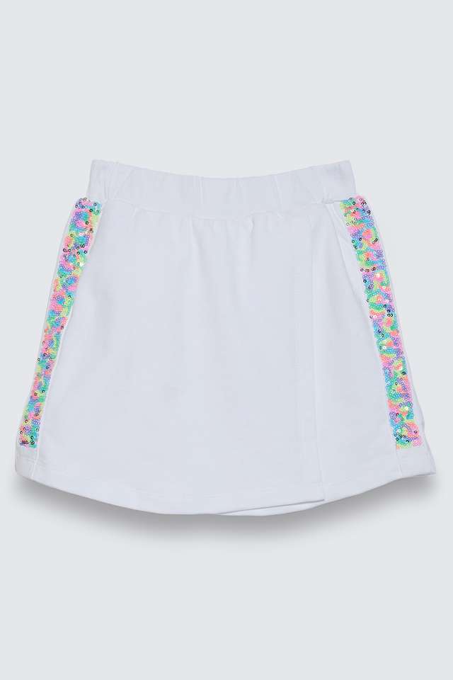 Solid-Blended-Fabric-Regular-Fit-Girls-Shorts