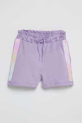 Solid-Blended-Fabric-Regular-Fit-Girls-Shorts