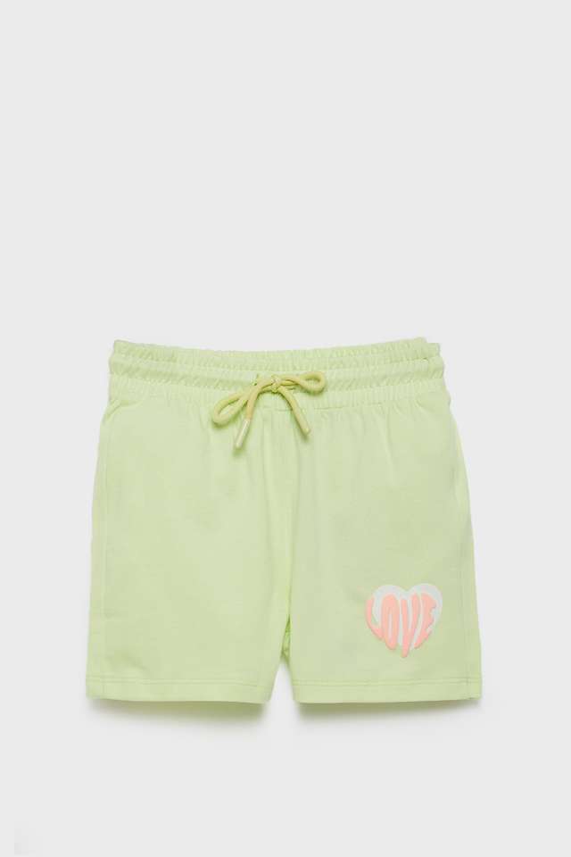 Solid-Cotton-Regular-Fit-Girls-Shorts