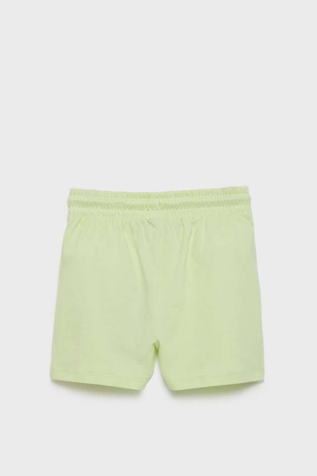 Solid-Cotton-Regular-Fit-Girls-Shorts