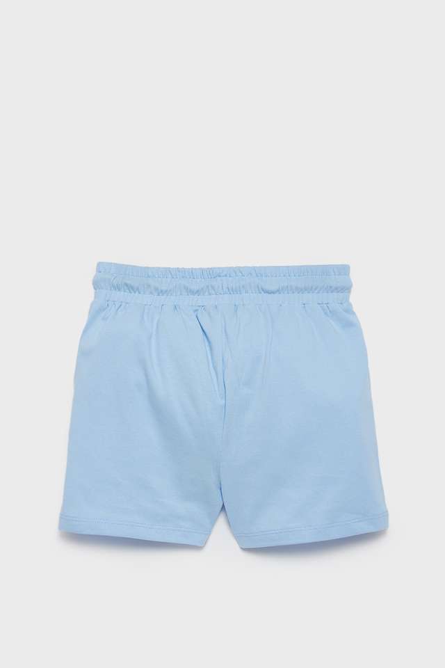 Solid-Cotton-Regular-Fit-Girls-Shorts