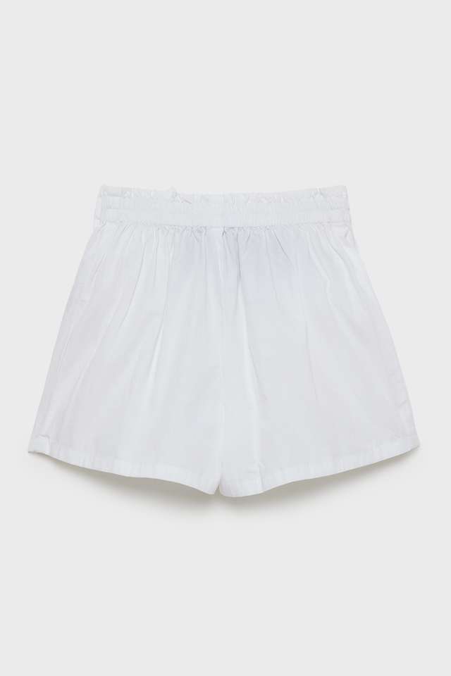 Solid-Cotton-Regular-Fit-Girls-Shorts