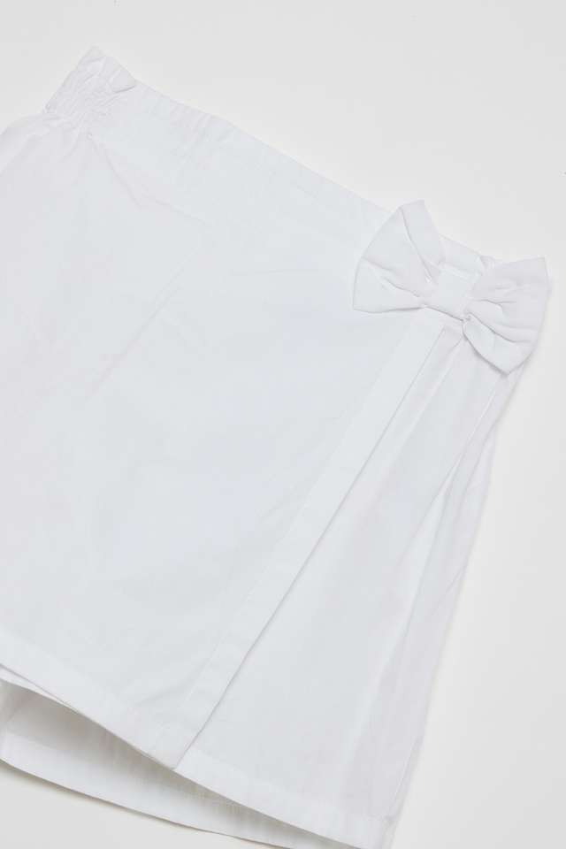 Solid-Cotton-Regular-Fit-Girls-Shorts