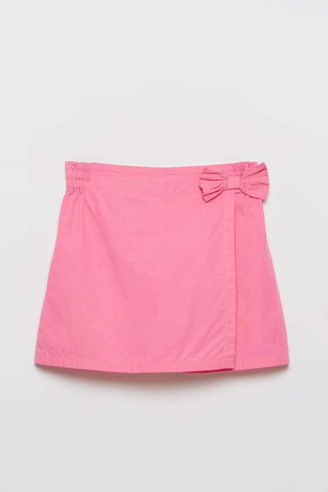Solid-Cotton-Regular-Fit-Girls-Shorts