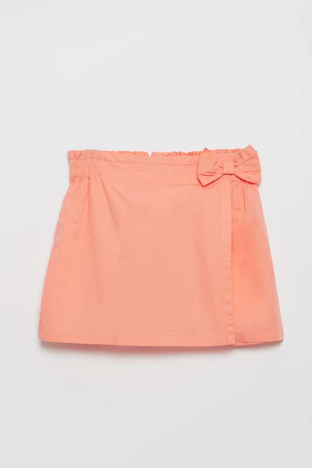 Solid-Cotton-Regular-Fit-Girls-Shorts