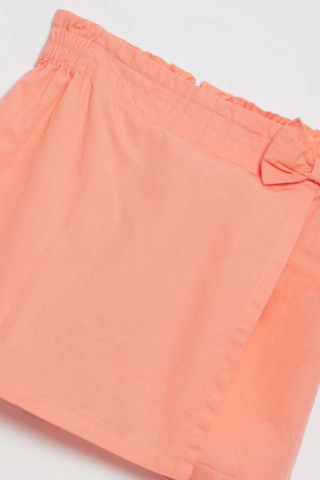 Solid-Cotton-Regular-Fit-Girls-Shorts