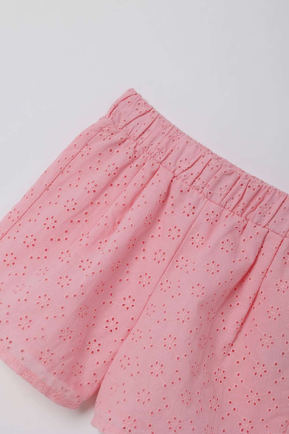Solid-Blended-Fabric-Regular-Fit-Girls-Shorts