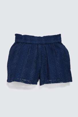 Solid-Blended-Fabric-Regular-Fit-Girls-Shorts