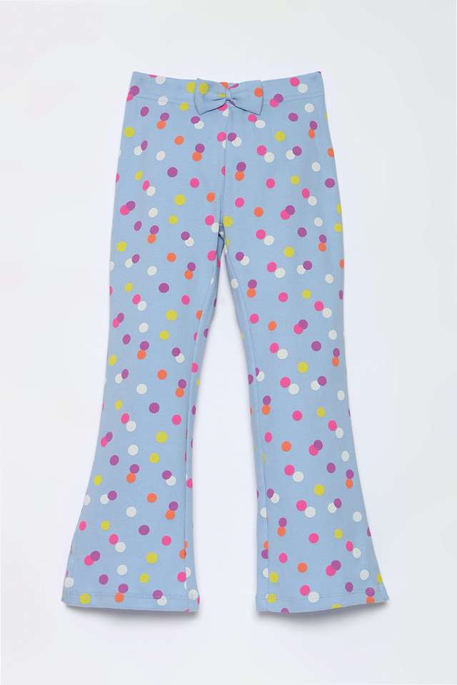 Solid-Blended-Fabric-Regular-Fit-Girls-Pants