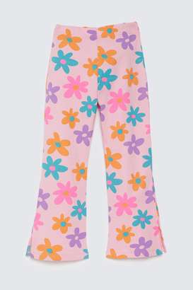 Solid-Blended-Fabric-Regular-Fit-Girls-Pants