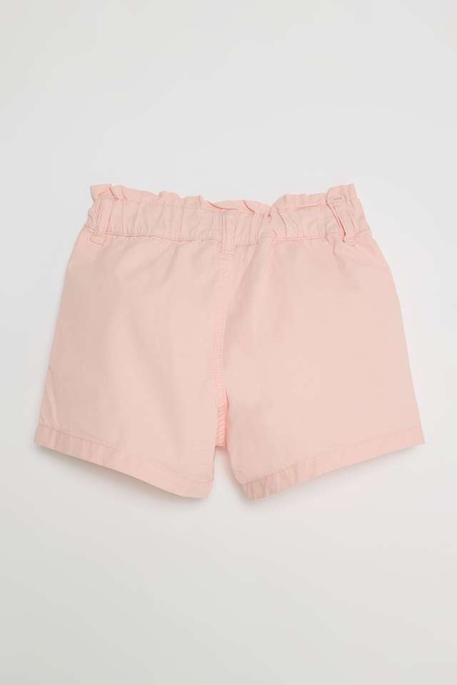 Solid-Denim-Regular-Fit-Girls-Shorts