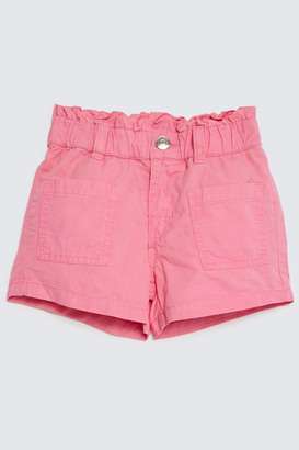 Solid-Denim-Regular-Fit-Girls-Shorts