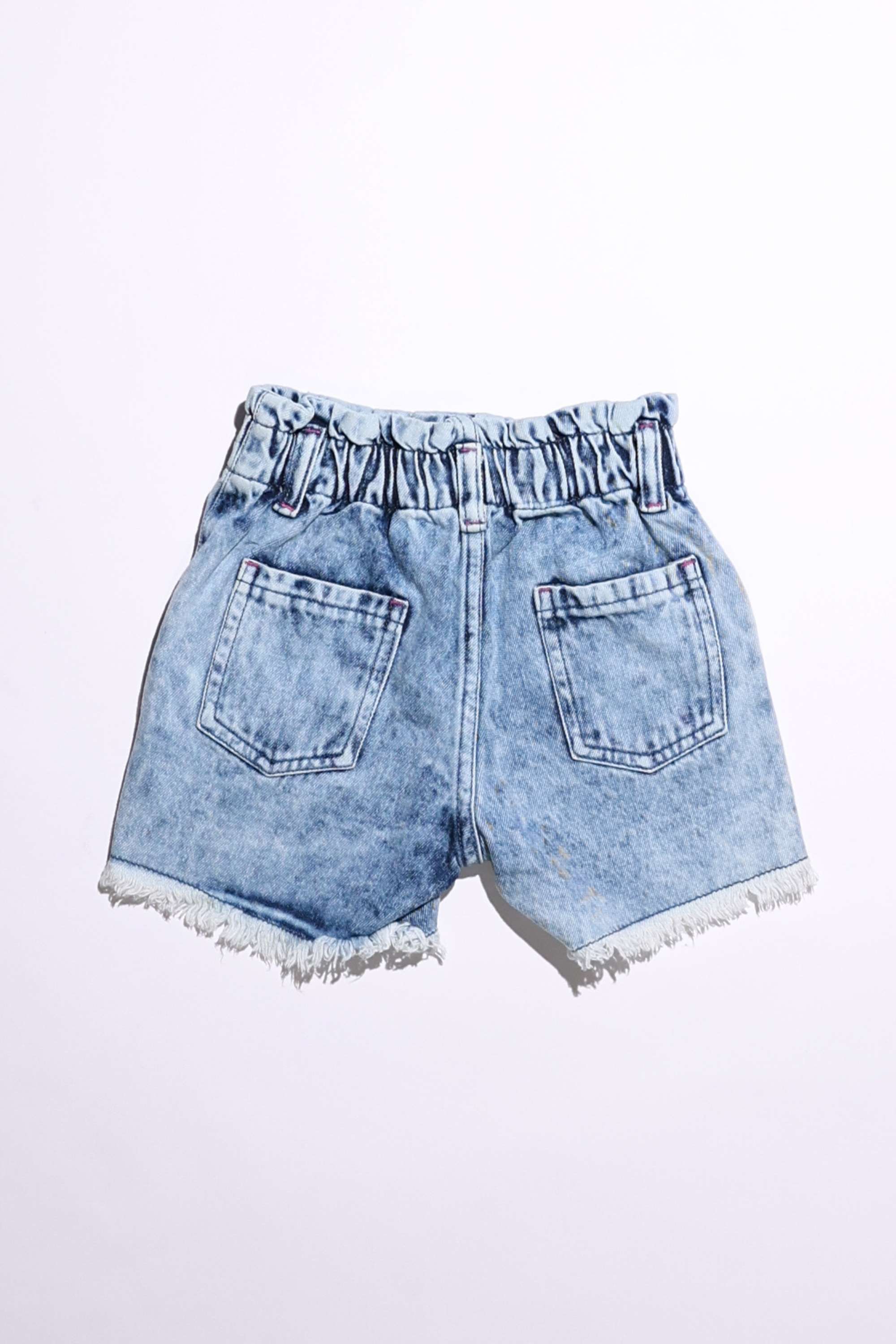 Embroidered-Denim-Regular-Fit-Girls-Shorts