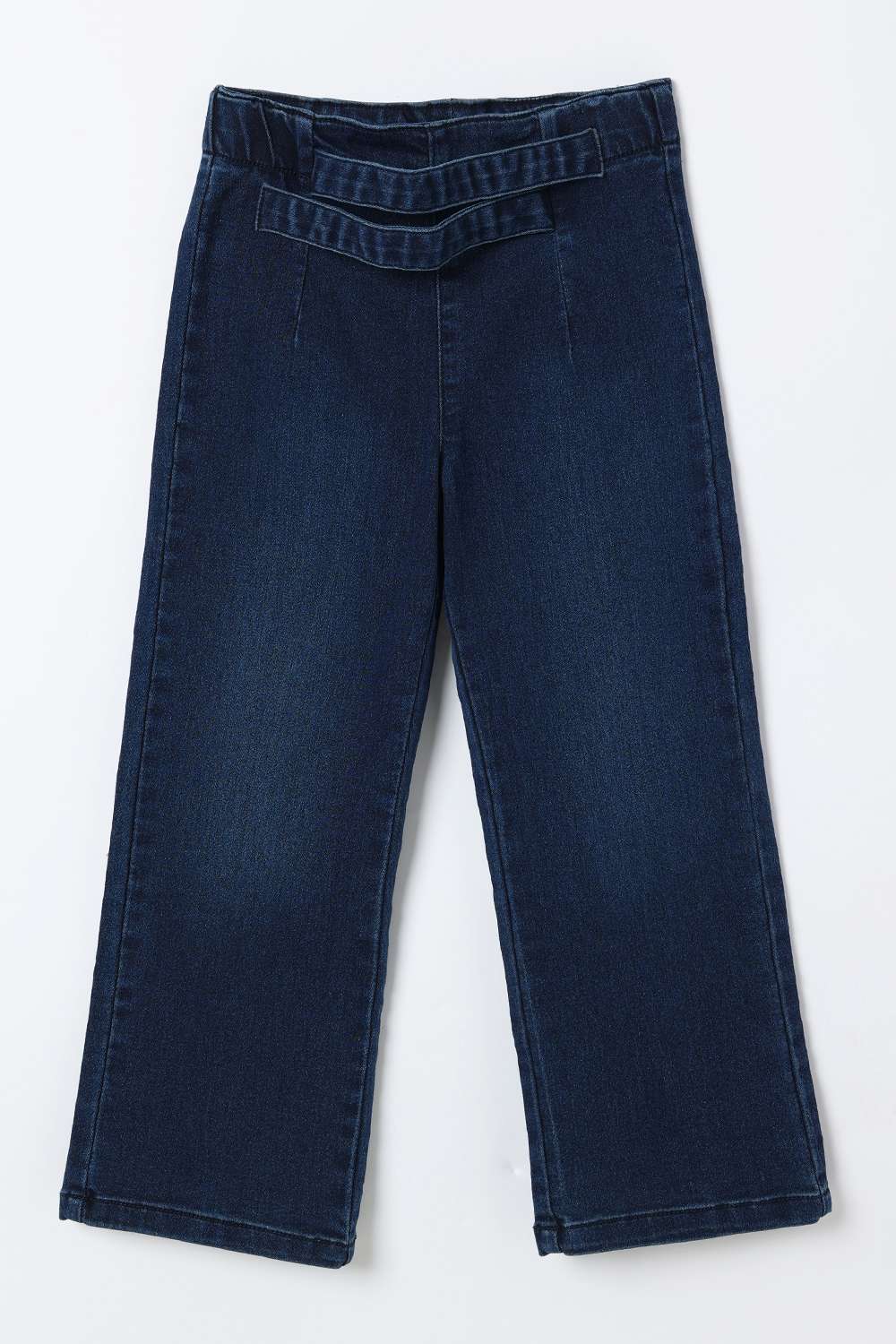Solid-Cotton-Blend-Wide-Leg-Fit-Girls-Jeans